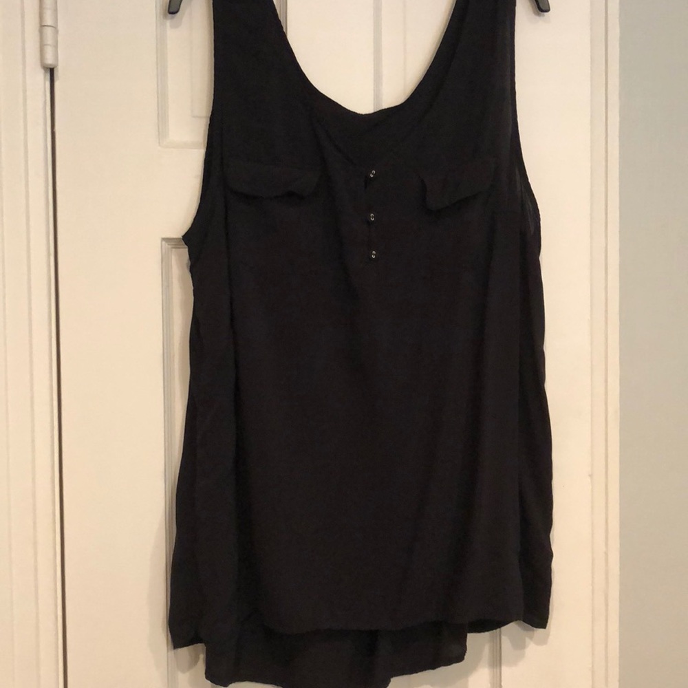 Torrid Black Sleeveless Blouse